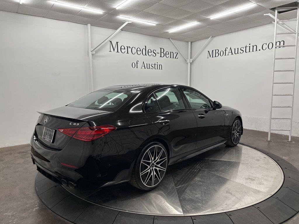 new 2025 Mercedes-Benz AMG C 43 car, priced at $73,030