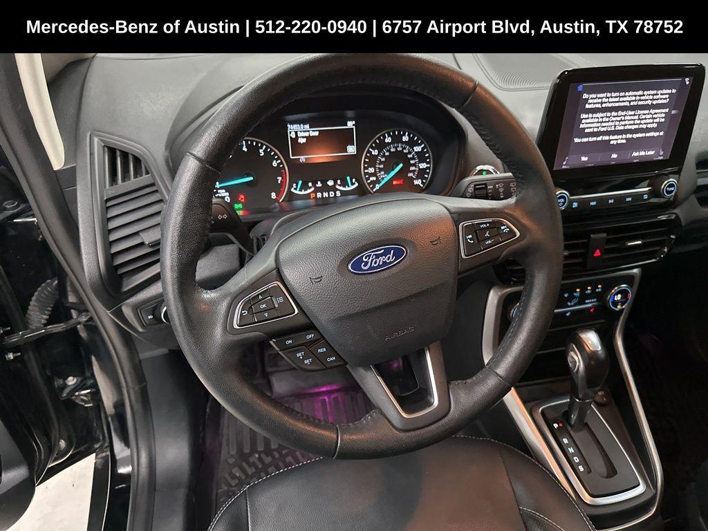 used 2019 Ford EcoSport car, priced at $13,700