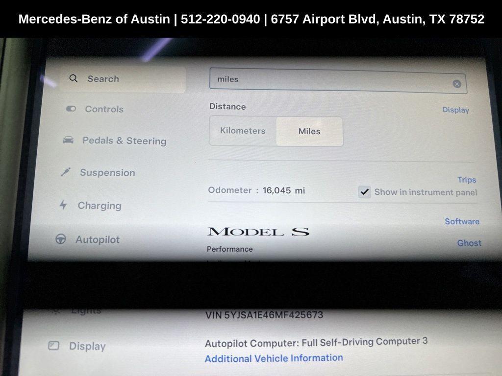 used 2021 Tesla Model S car, priced at $44,900
