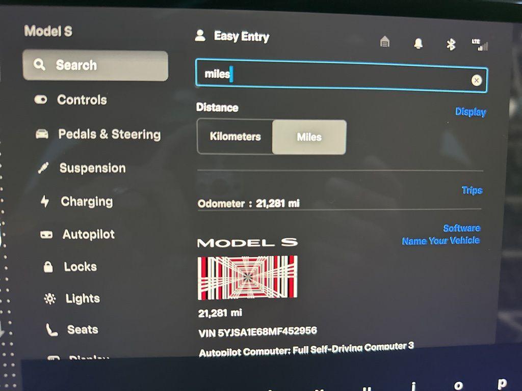 used 2021 Tesla Model S car, priced at $57,900