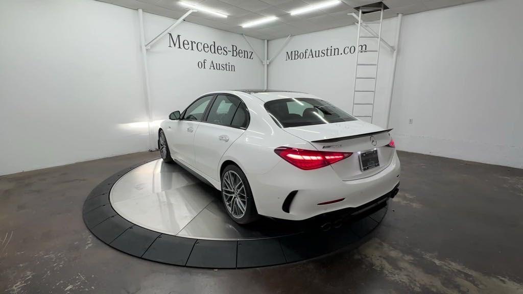 new 2024 Mercedes-Benz AMG C 43 car, priced at $73,880