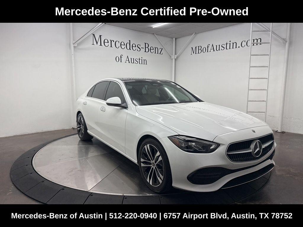 used 2022 Mercedes-Benz C-Class car, priced at $34,500