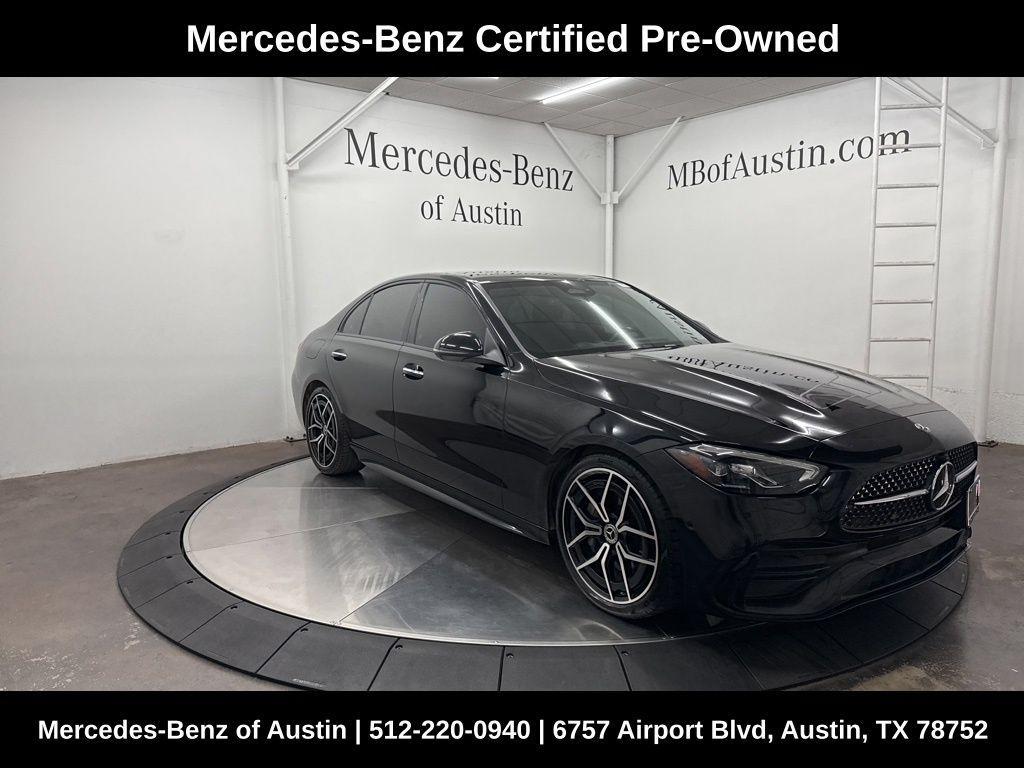 used 2022 Mercedes-Benz C-Class car, priced at $32,900