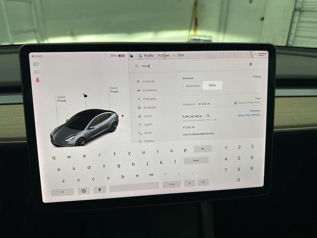 used 2021 Tesla Model 3 car, priced at $23,500