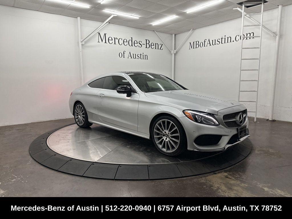 used 2018 Mercedes-Benz C-Class car, priced at $24,775