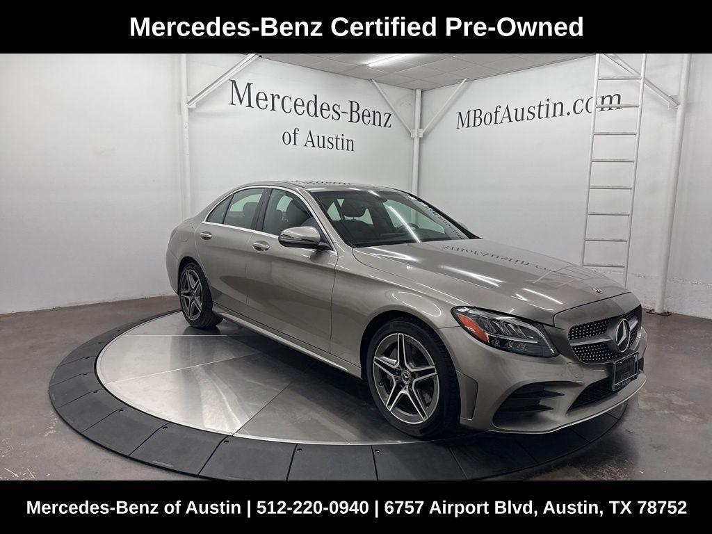 used 2020 Mercedes-Benz C-Class car, priced at $27,500