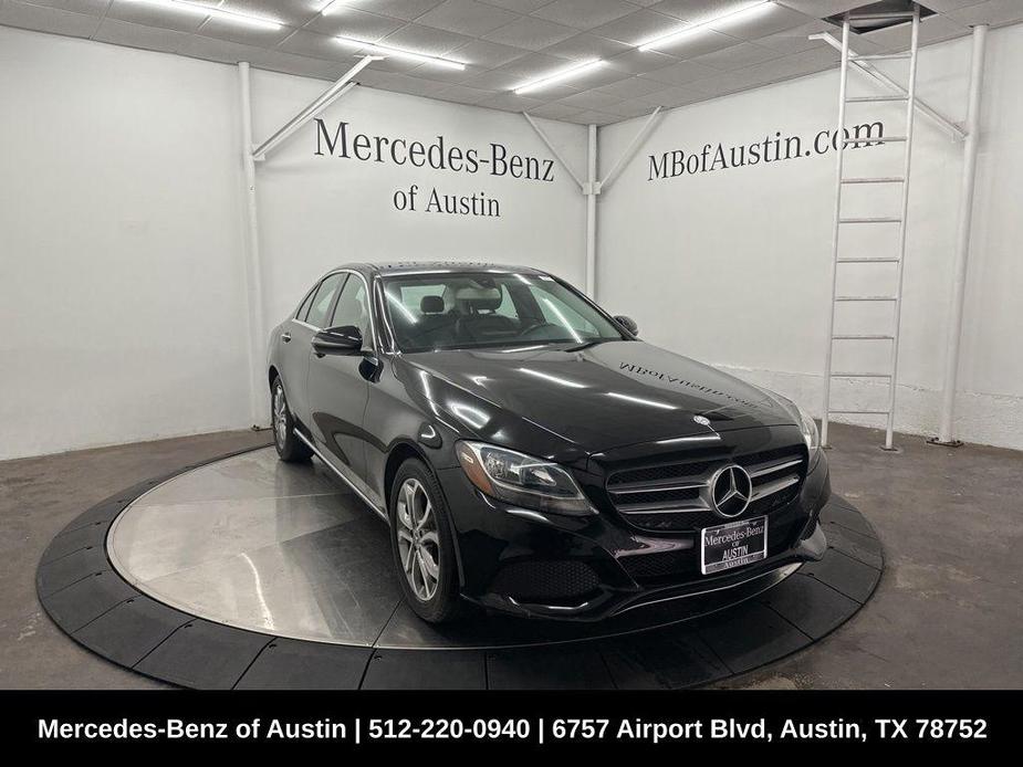 used 2017 Mercedes-Benz C-Class car, priced at $18,900