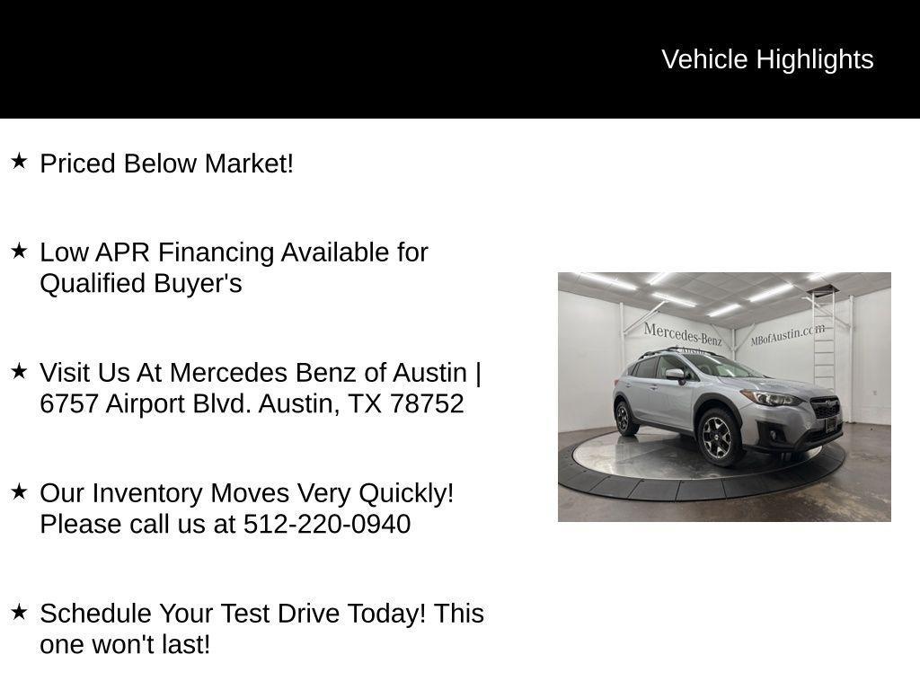 used 2018 Subaru Crosstrek car, priced at $20,130