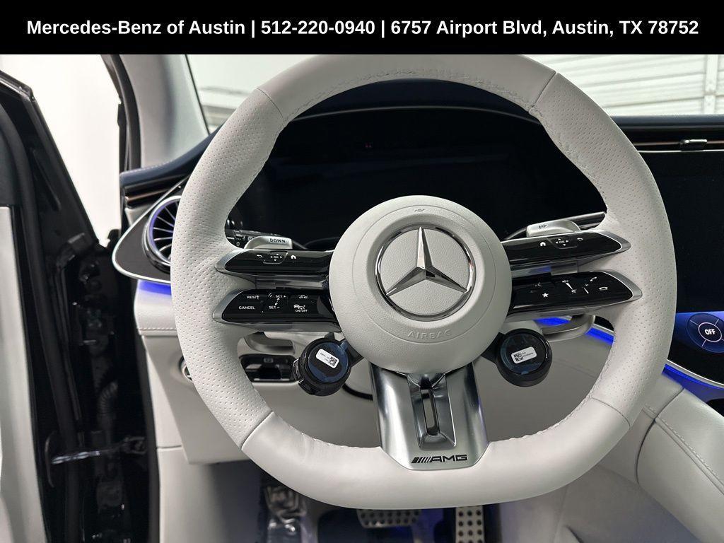 new 2025 Mercedes-Benz AMG EQE car, priced at $118,260