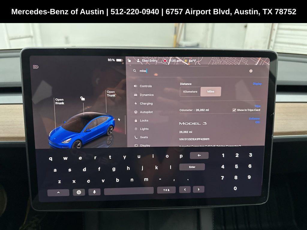 used 2023 Tesla Model 3 car, priced at $25,900