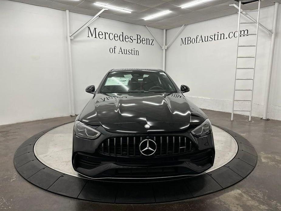 new 2025 Mercedes-Benz AMG C 43 car, priced at $64,685