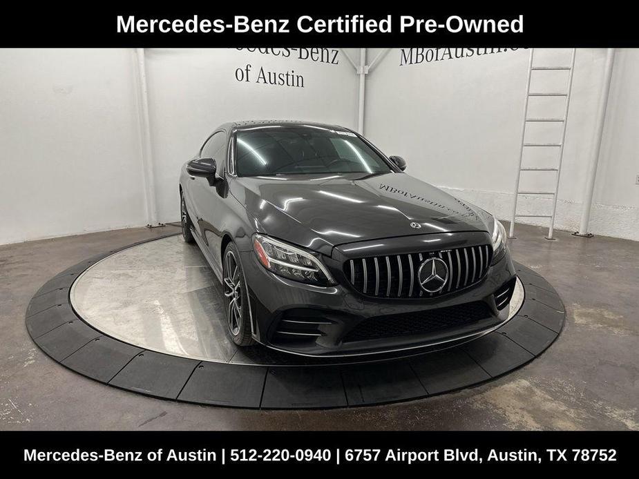 used 2020 Mercedes-Benz AMG C 43 car, priced at $37,900