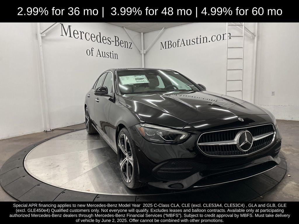 new 2025 Mercedes-Benz C-Class car, priced at $54,660
