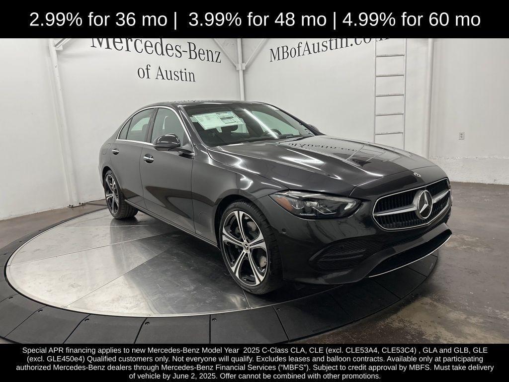 new 2025 Mercedes-Benz C-Class car, priced at $55,410