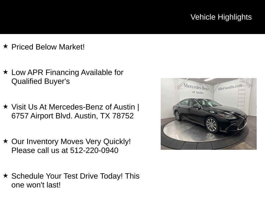 used 2021 Lexus ES 350 car, priced at $27,900