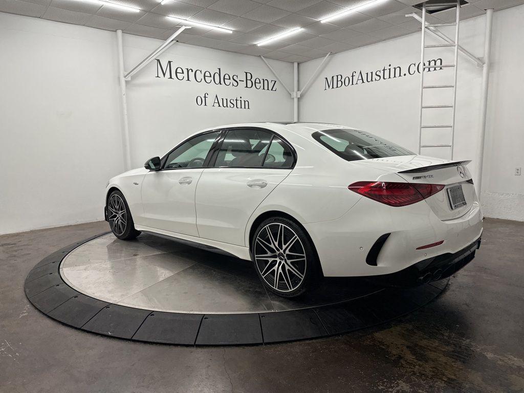 new 2025 Mercedes-Benz AMG C 43 car, priced at $73,030