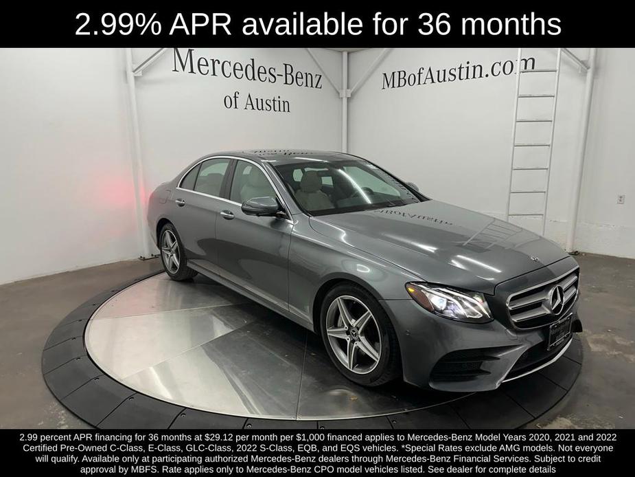 used 2020 Mercedes-Benz E-Class car, priced at $33,950
