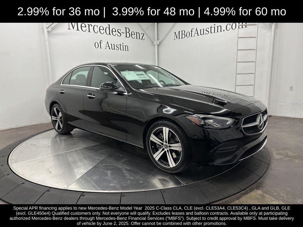 new 2025 Mercedes-Benz C-Class car, priced at $50,085