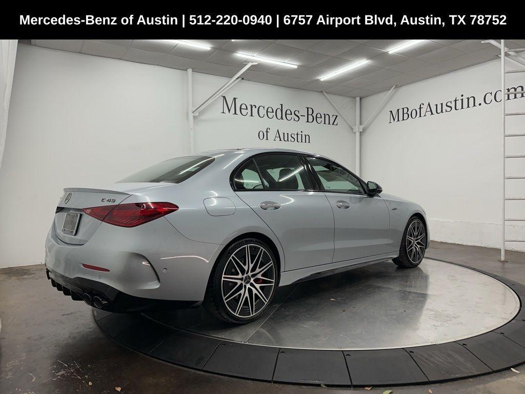 new 2025 Mercedes-Benz AMG C 43 car, priced at $74,830