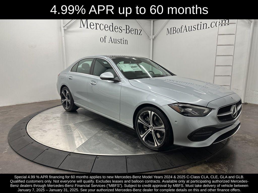 new 2025 Mercedes-Benz C-Class car, priced at $55,410