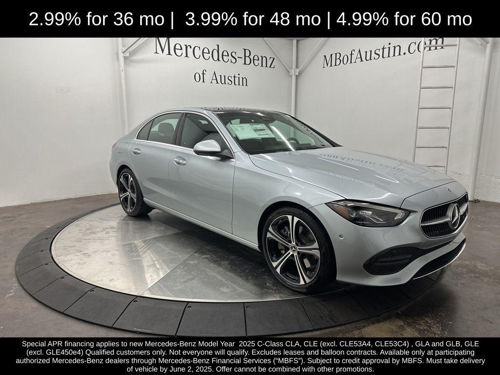 new 2025 Mercedes-Benz C-Class car, priced at $55,410