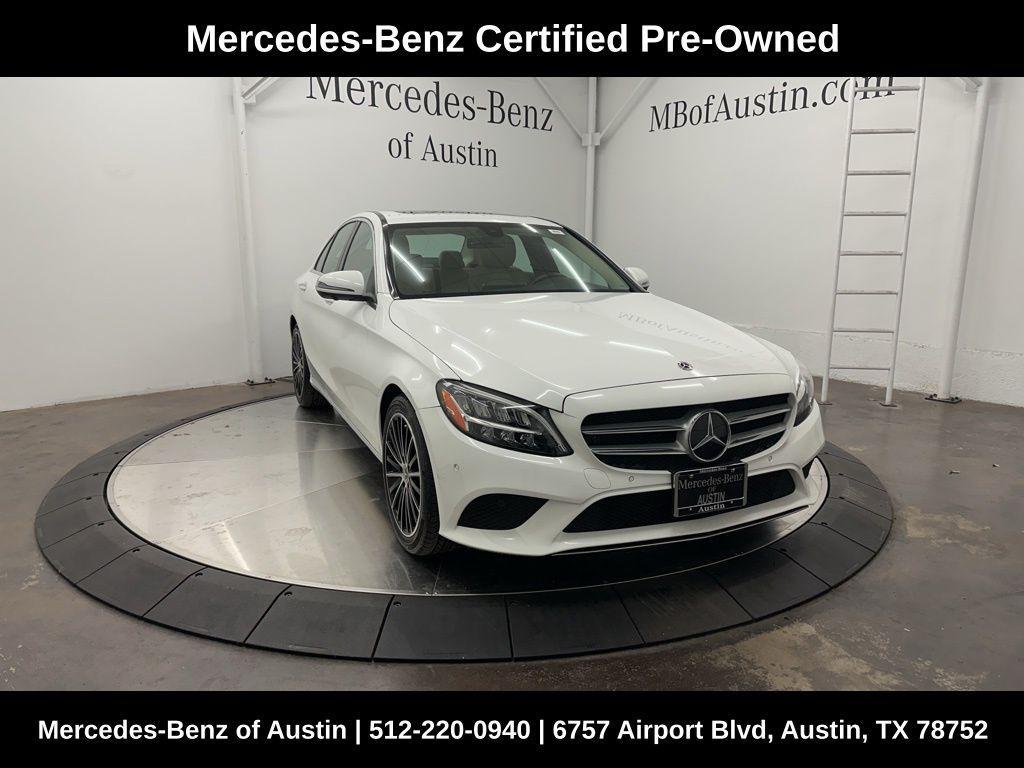 used 2021 Mercedes-Benz C-Class car, priced at $29,900