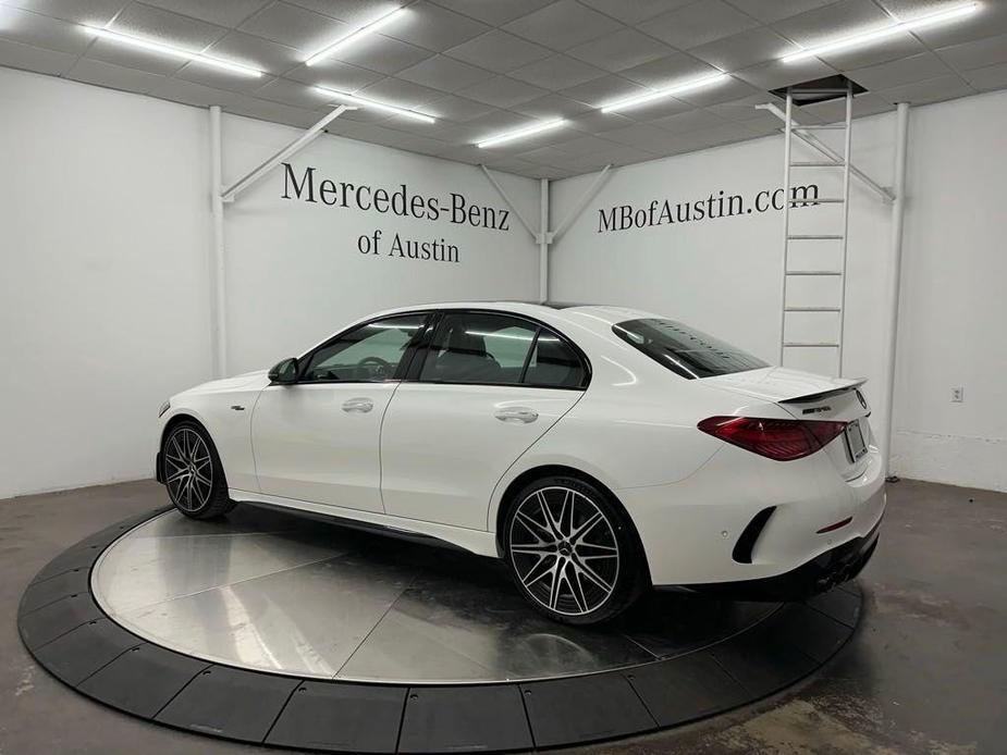 new 2025 Mercedes-Benz AMG C 43 car, priced at $72,980