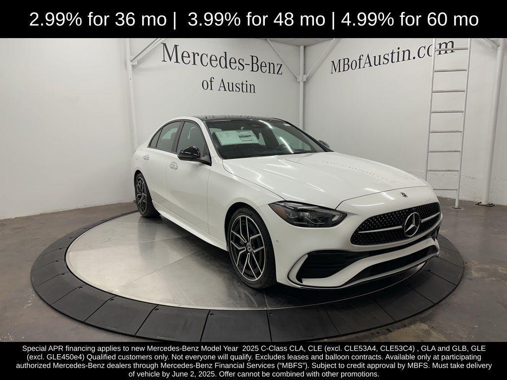 new 2025 Mercedes-Benz C-Class car, priced at $58,060