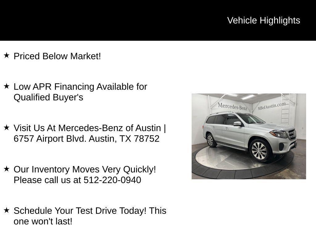 used 2017 Mercedes-Benz GLS 450 car, priced at $12,900