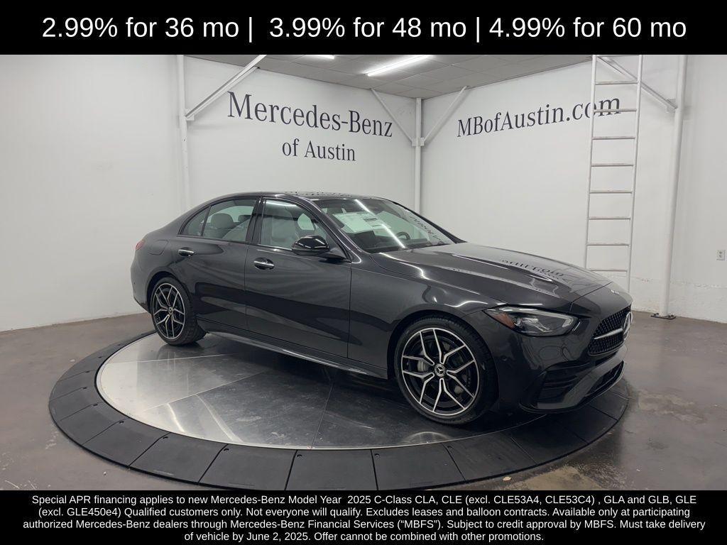 new 2025 Mercedes-Benz C-Class car, priced at $56,210