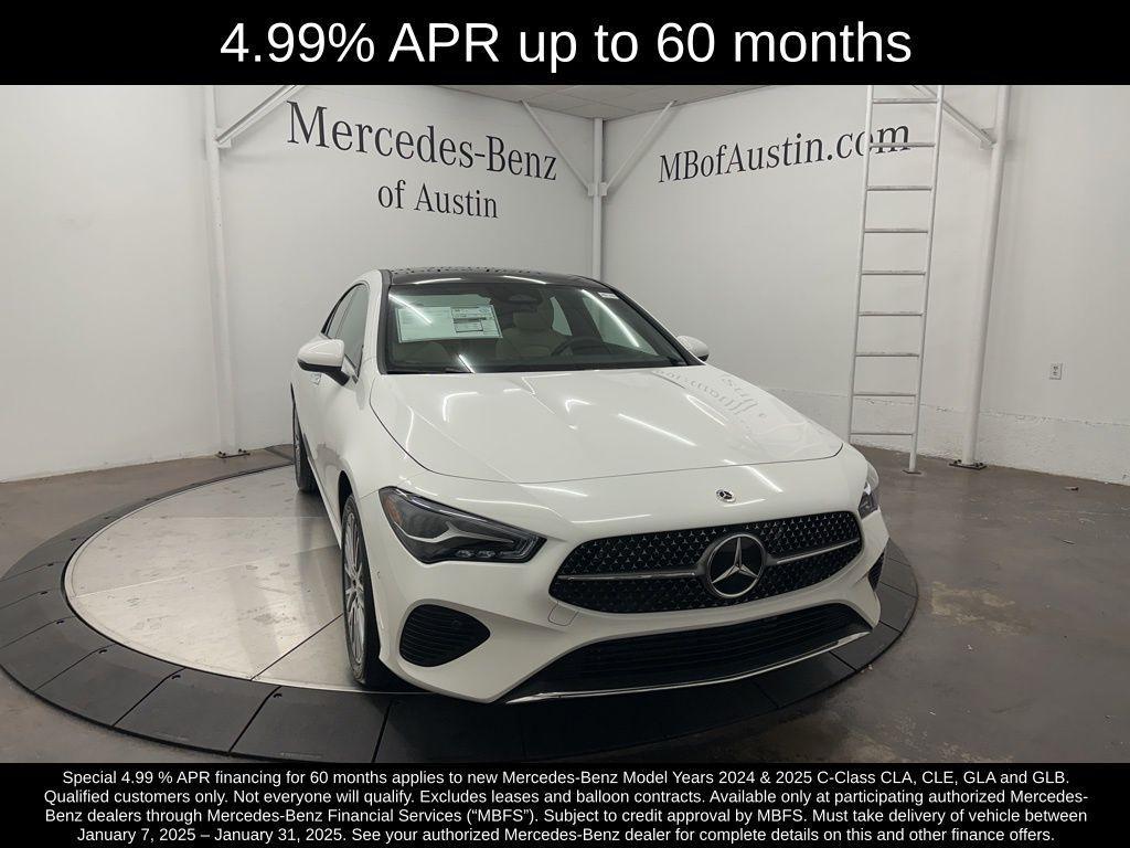 new 2025 Mercedes-Benz CLA 250 car, priced at $47,245