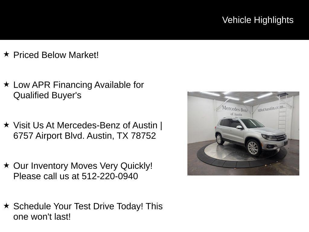 used 2013 Volkswagen Tiguan car, priced at $8,500
