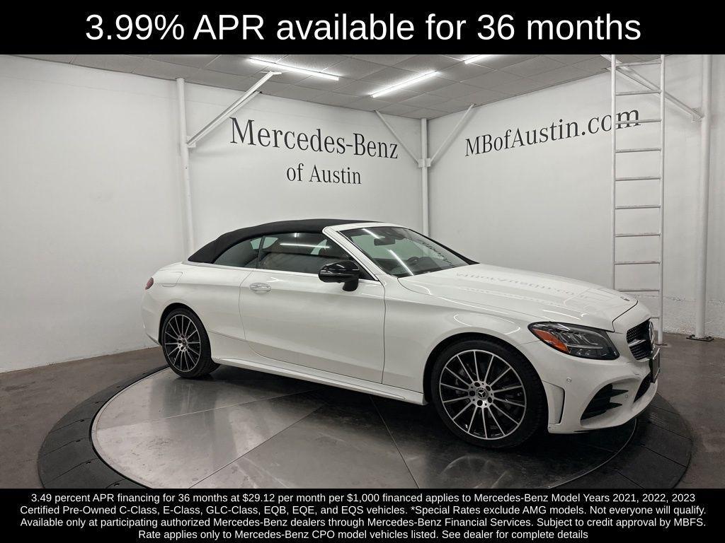 used 2021 Mercedes-Benz C-Class car, priced at $41,900