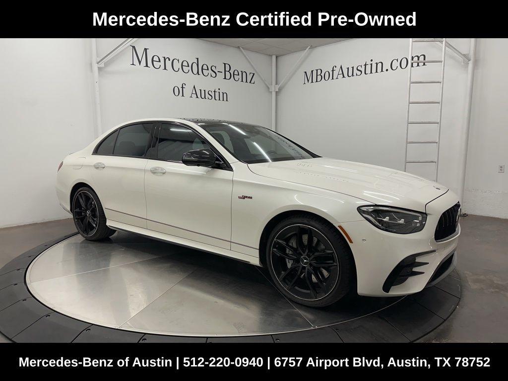 used 2022 Mercedes-Benz AMG E 53 car, priced at $61,900