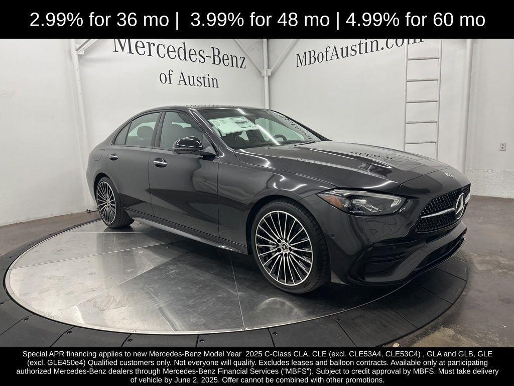 new 2025 Mercedes-Benz C-Class car, priced at $56,210