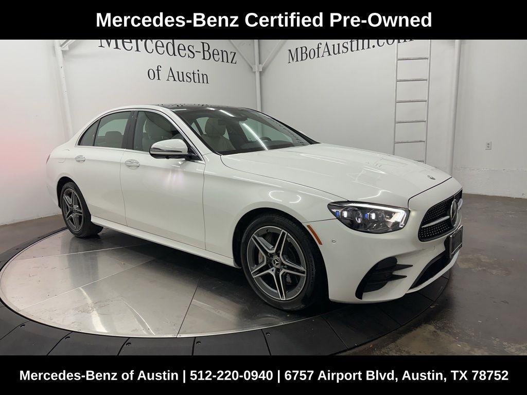 used 2022 Mercedes-Benz E-Class car, priced at $40,900