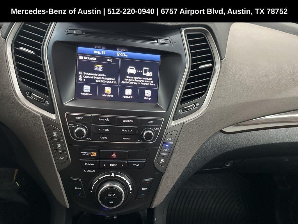 used 2017 Hyundai Santa Fe car, priced at $10,900