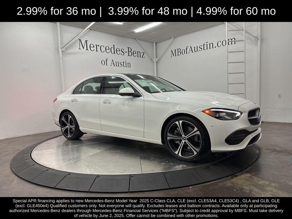 new 2025 Mercedes-Benz C-Class car, priced at $54,660