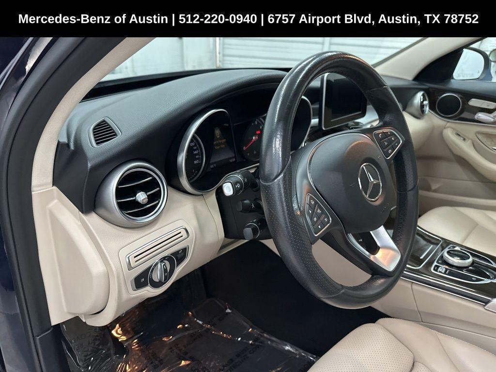 used 2018 Mercedes-Benz C-Class car, priced at $17,990