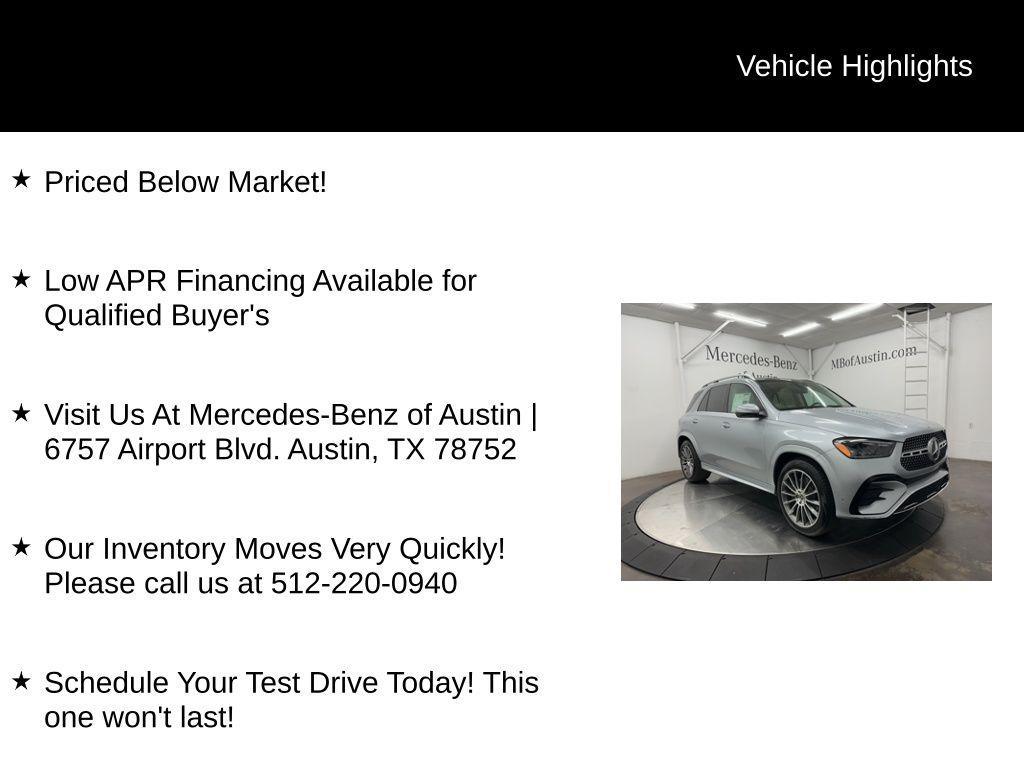 new 2026 Mercedes-Benz GLE 350 car, priced at $75,580