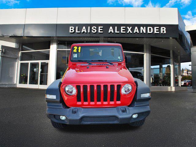 used 2021 Jeep Wrangler Unlimited car, priced at $27,000