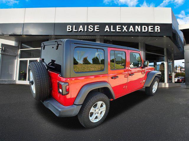 used 2021 Jeep Wrangler Unlimited car, priced at $27,000