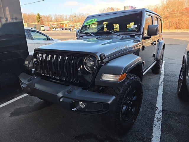 used 2021 Jeep Wrangler car, priced at $33,500