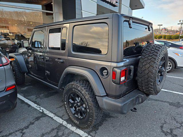 used 2021 Jeep Wrangler car, priced at $33,500