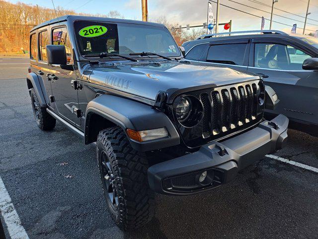 used 2021 Jeep Wrangler car, priced at $33,500