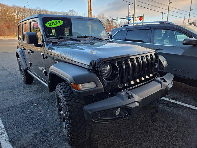 used 2021 Jeep Wrangler car, priced at $33,500