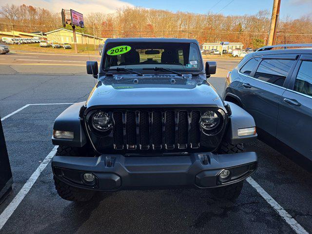 used 2021 Jeep Wrangler car, priced at $33,500