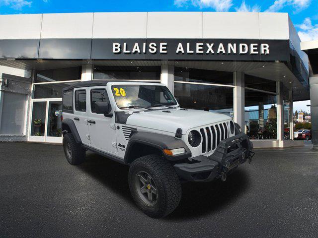 used 2020 Jeep Wrangler Unlimited car, priced at $26,000