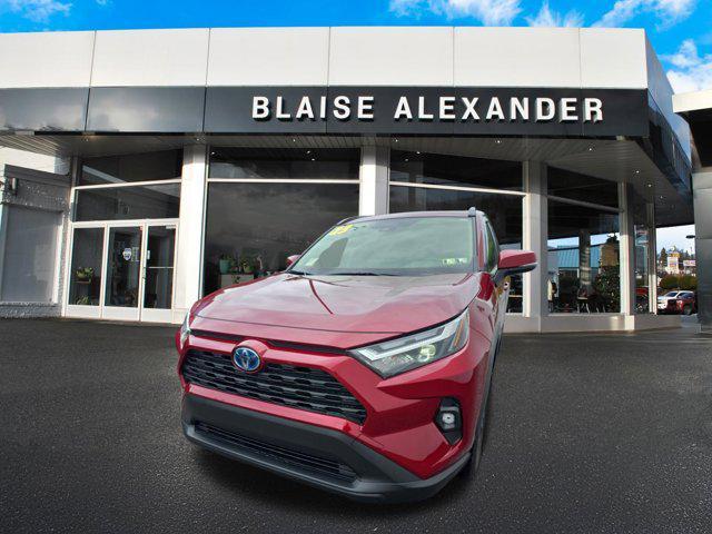 used 2023 Toyota RAV4 Hybrid car, priced at $34,000
