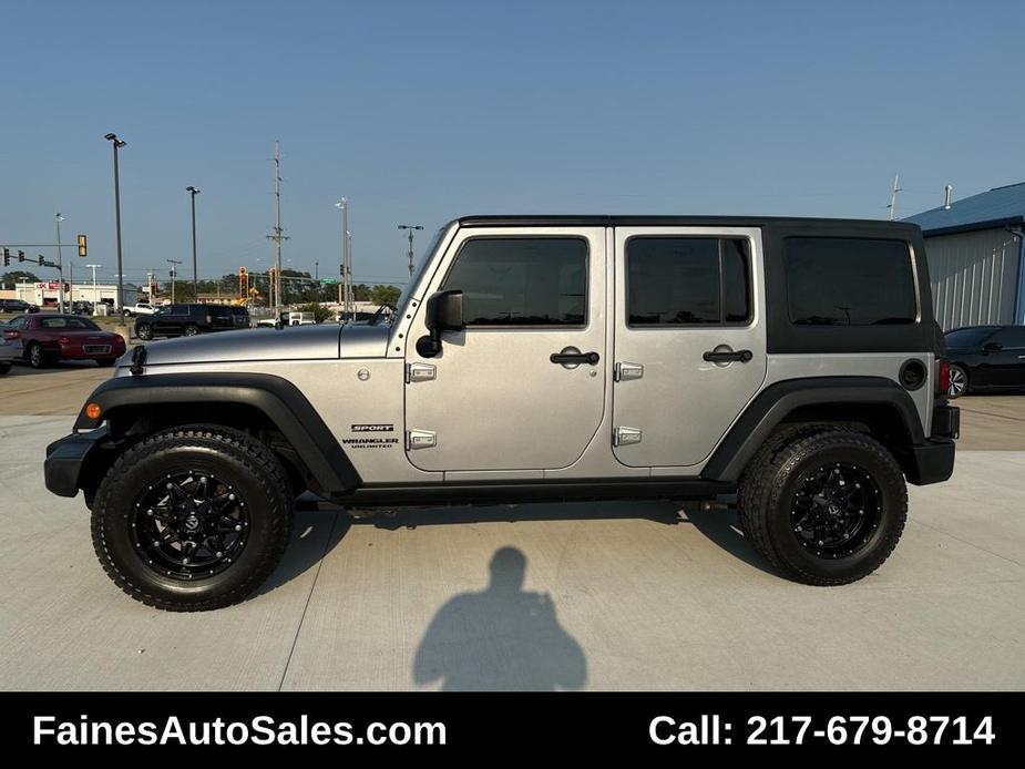 used 2016 Jeep Wrangler Unlimited car, priced at $22,999